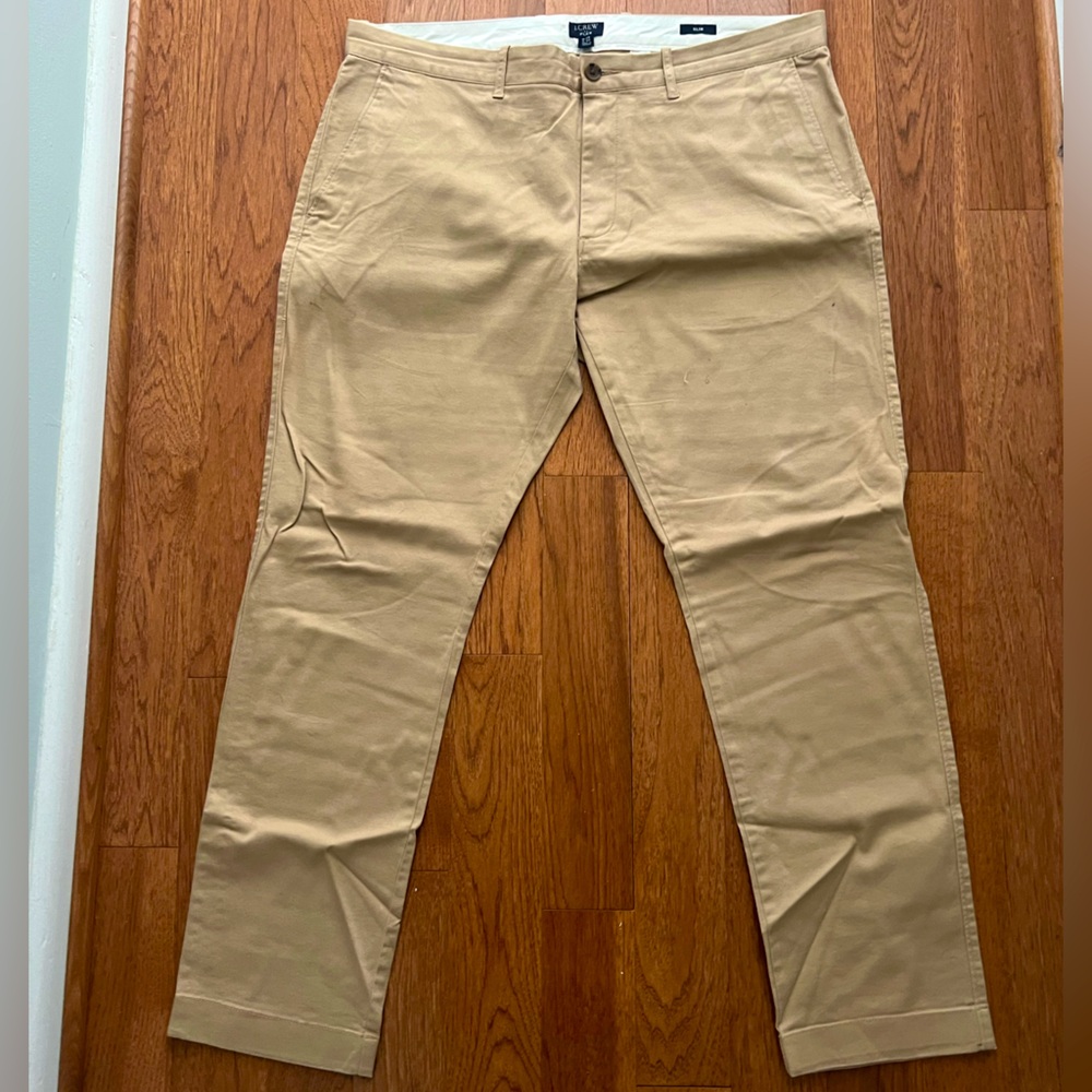 Men’s JCrew Flex Slim Khaki 36 x 30